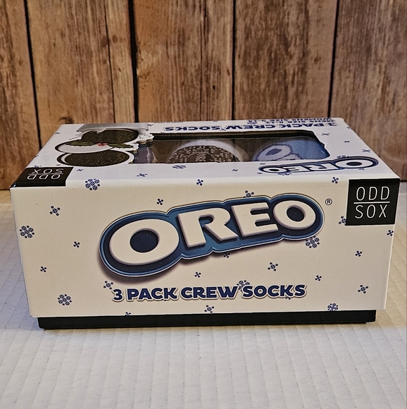 ODDSOX 3 PACK OREO SOCKS NIP - Picture 4 of 8